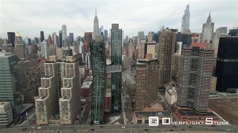 Overflightstock™ Midtown Manhattan Nyc Drone Aerial View Aerial Stock