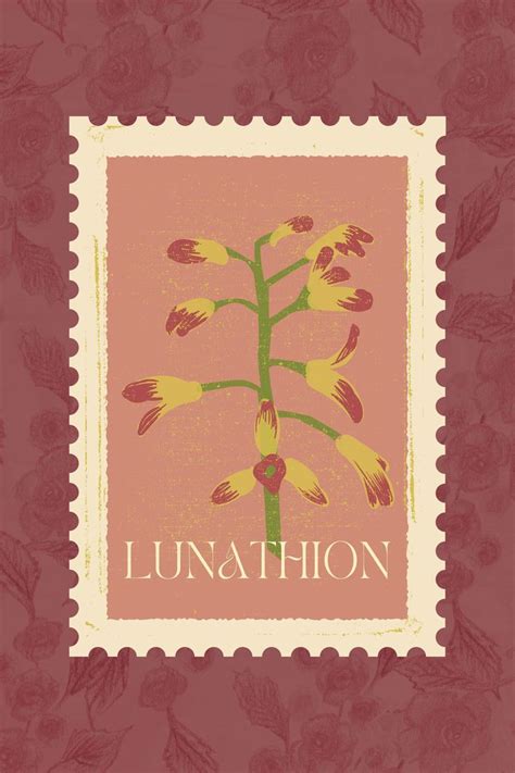 Lunathion Stamp Print Crescent City By Sarah J Maas