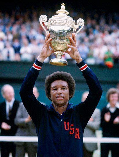 Tennis Player Arthur Ashe The First Black Man To Win The Wimbledon