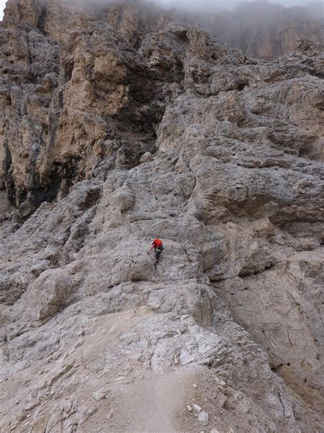 Catinaccio Dantermoia Traversata Ferrata Ovest E Est Via Ferrata