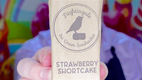 Nightingale Strawberry Shortcake Ice Cream Sandwich Thanksgiving