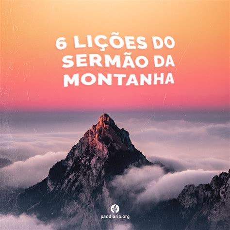 Seis Li Es Do Serm O Da Montanha Minist Rios P O Di Rio