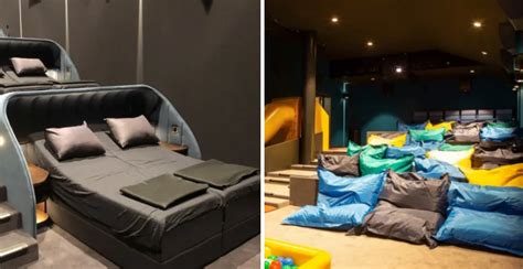 A Movie Theater in Switzerland Has Beds for Adults and Bean Bags for Kids