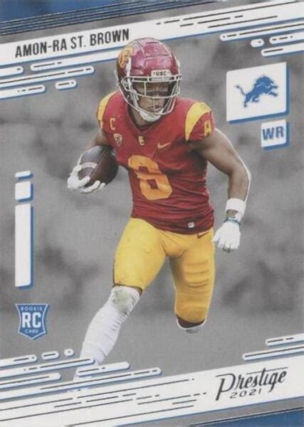 2021 Panini Prestige Rookies 234 Amon Ra St Brown RC For Sale