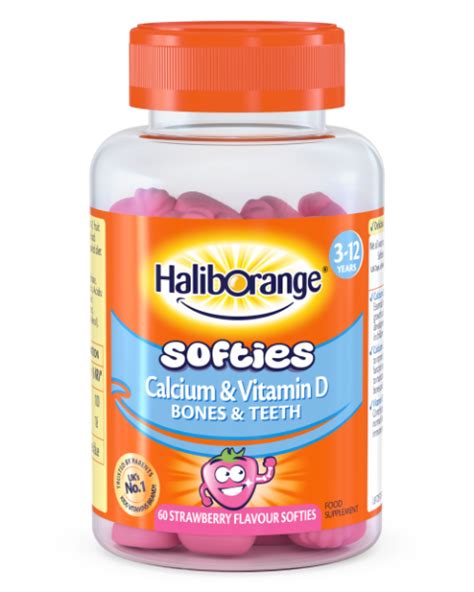 Calcium Vitamin D Softies X Haliborange