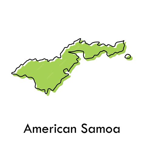 American Samoa Map Atelier Yuwaciaojp