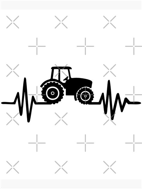 Love Farming Love Tractors Farming Life Heartbeat Heart Beat Ekg