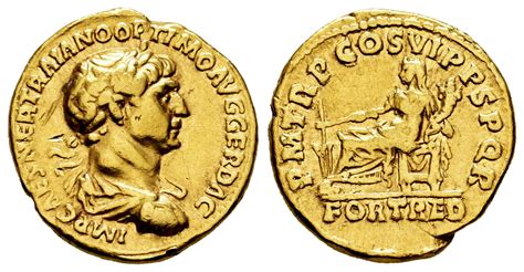 Numisbids Tauler And Fau Subastas Auction 137 Lot 2843 Trajan Aureus