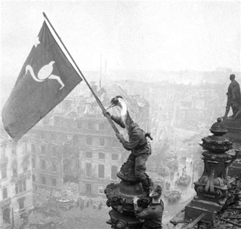 Raising a Flag over the Reichstag (May 2, 1925) One of the Most Iconic ...