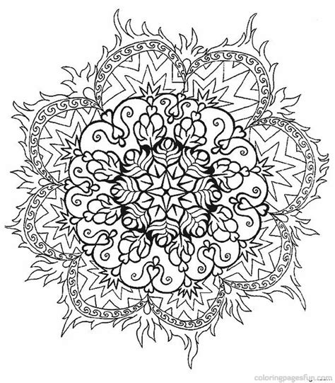 Mandalas Para Colorear Dificiles