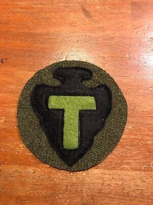 WWI US Army 36th Division Patch Sanitary Train Woo Felt AEF EBay