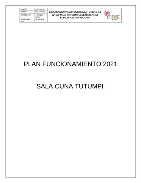 Pdf Plan Funcionamiento Sala Cuna Tutumpi Dokumen Tips