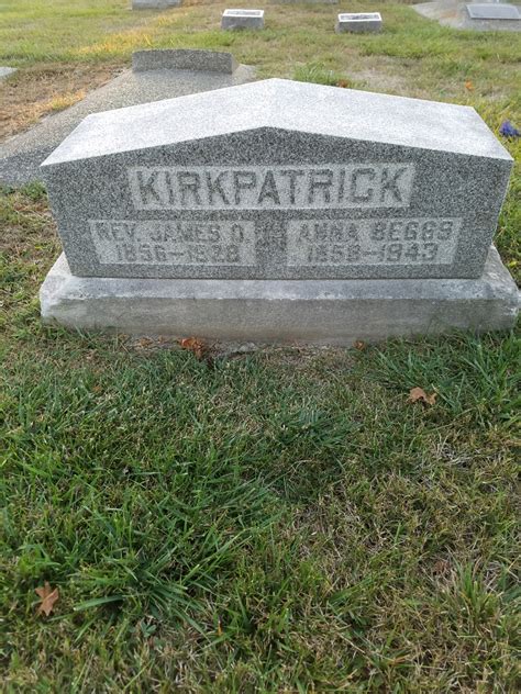 Anna Beggs Kirkpatrick 1858 1943 Mémorial Find a Grave