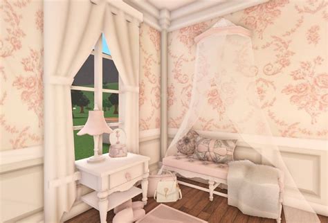 Bloxburg Coquette Aesthetic Pink Bloxburgbuild Fancy Bedroom