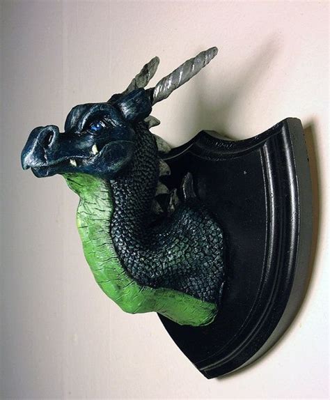 Taxidermy Dragon Head Mount Sculptures By Nina Bolen By Ninabolen 60