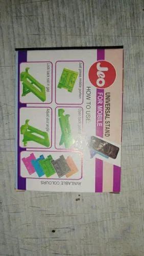 Jio Mix Colours Plastic Mobile Stand For Home Personal Use Size