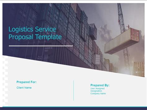 Logistics Service Proposal Template Powerpoint Presentation Slides