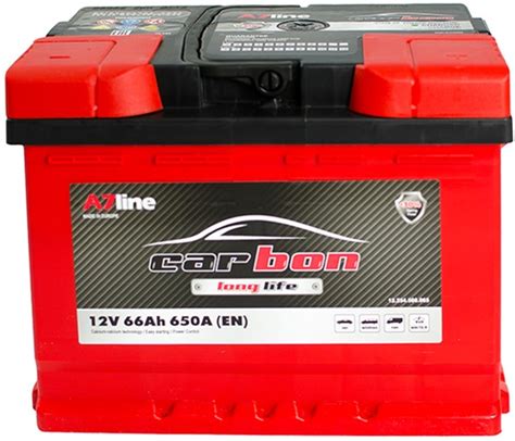 Автомобильный аккумулятор 66 Ah/12V CARBON (0) Euro (CRB66-00) – фото ...