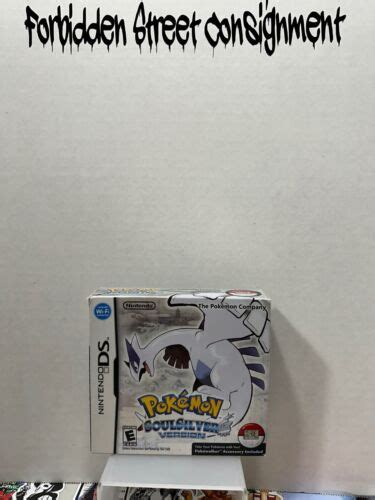 Pokemon SoulSilver Nintendo DS CIB Complete With New Pokewalker