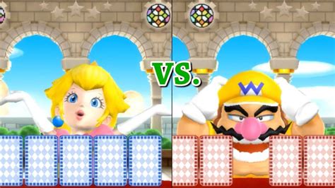 Mario Party Step It Up Peach Vs Wario Vs Magikoopa Vs Shy Guy