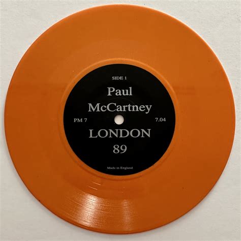 LONDON/ROME - Interview 89 (Orange Vinyl. U.K.) - Beatle Memories
