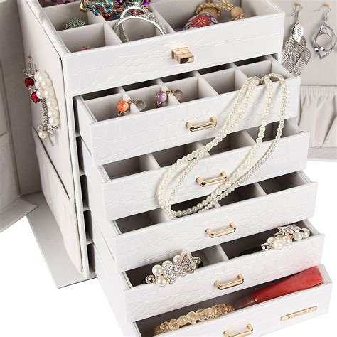 Bo Te Bijoux Grand Bo Te Coffret Bijoux Blanc Bo Te Pour Bagues