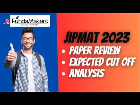 JIPMAT 2023 Analysis Expected Cut Off YouTube