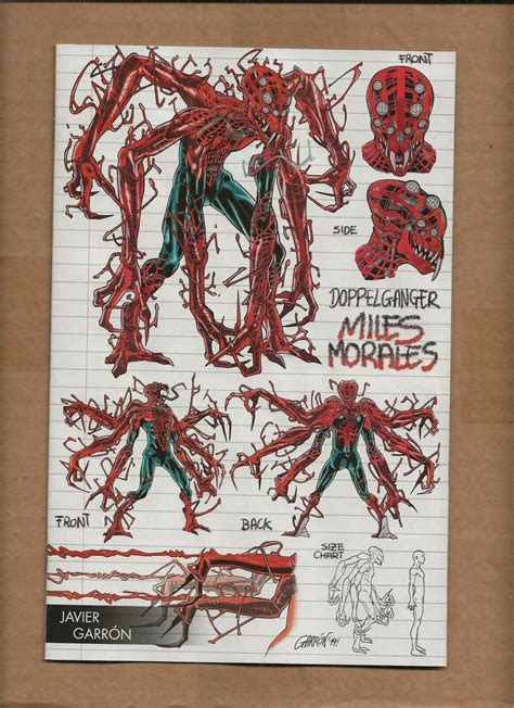 Absolute Carnage Miles Morales 1 Garron Doppelganger Design Variant