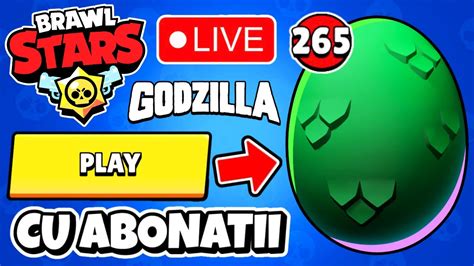 LIVE SEZONUL GODZILLA VINE CHIAR ACUM PE BRAWL STARS SI DESCHIDEM X50