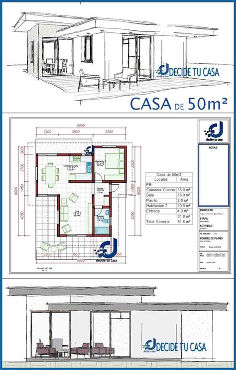 Casas De Metros Cuadrados Planos Planos De Casa Unifamiliar