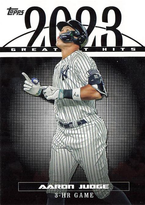 2024 Topps 2023 Greatest Hits 23GH 2 Aaron Judge Trading Card Database