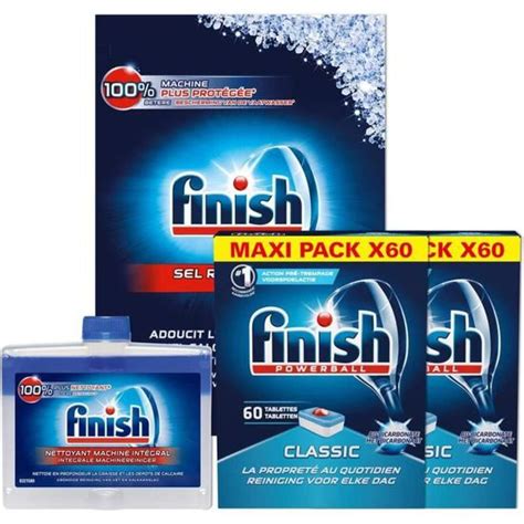 Finish Pack Pastilles Lave Vaisselle Classic Bicarbonate De Soude