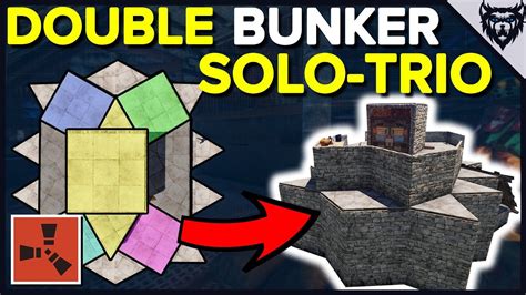 Rust Base Design 2019 Double Bunker Base Solo Trio Base Design Youtube