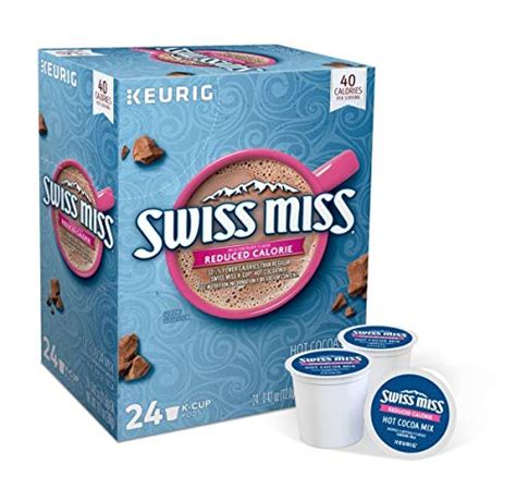 Swiss Miss Hot Cocoa Variety Pack Keurig Single Serve Hot Chocolate K Cup Pods 40 Count Milk
