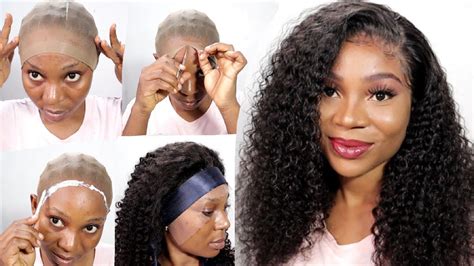 Natural Deep Curly Frontal Lace Wig Install Start To Finish Ft Sowigs