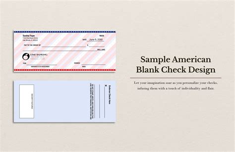 Blank Check in Vector EPS Format in Blue Color in Illustrator, PSD ...