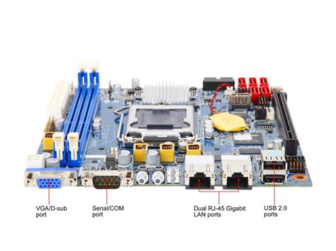 Refurbished Gigabyte Ga Lisl Mini Itx Server Motherboard Newegg