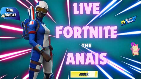 LIVE FORTNITE FR GAME ABO PS5 GIRL MINI JEUX CREATIF