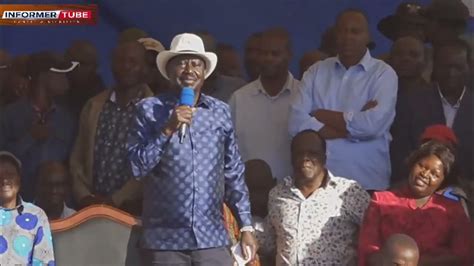 Raila Odingas Full Powerful Speech At Kamukunji Grounds Nairobi Youtube