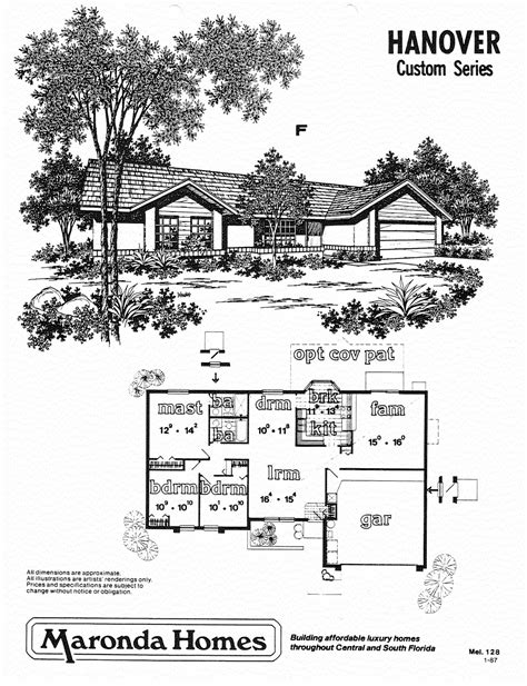 Maronda Homes Floor Plans Florida Floorplansclick