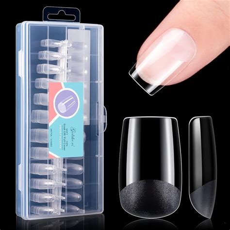 Gelike Ec Soft Gel Full Cover Nail Tips Kit For Soak Off