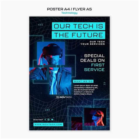 Free Psd Innovative Technology Flyer Template