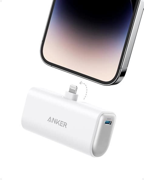 Anker Nano Power Bank Con Conector Lighting Plegable Integrado