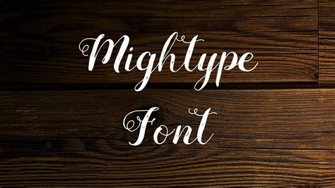 Mightype Font Free Download