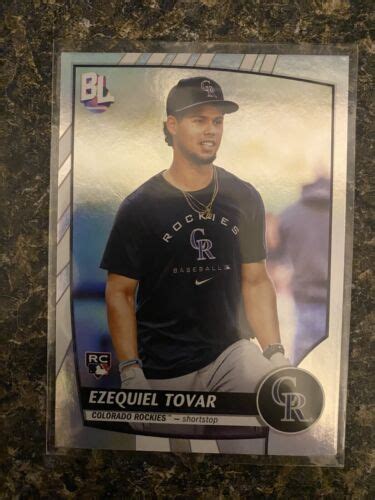 2023 Topps Big League 204 Ezequiel Tovar Colorado Rockies Rainbow Foil