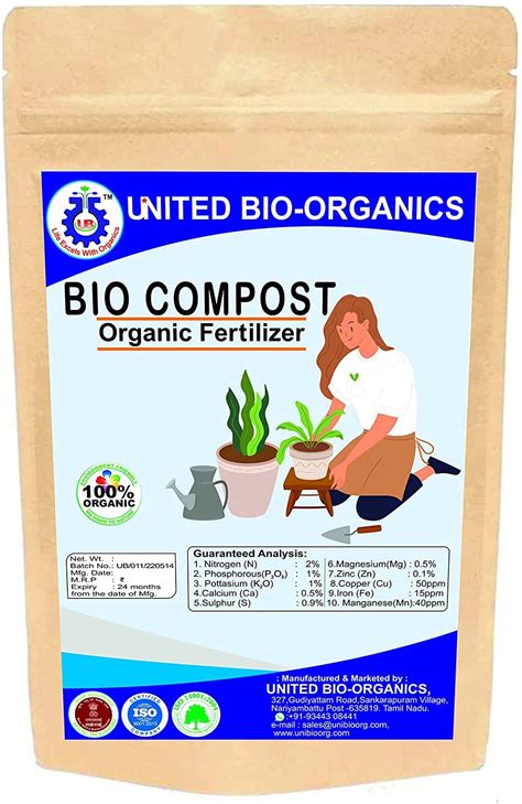 Organic Bio Compost Granules Fertilizer For Plant 1000 Garden And Outdoors