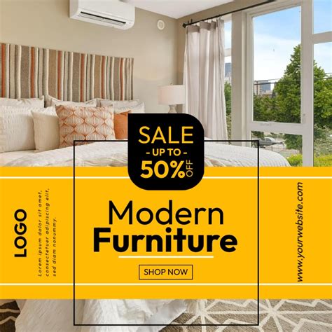 Copy Of Modern Furniture Ads Template Postermywall