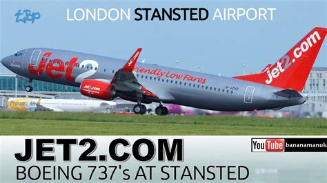 Jet2 Boeing 737 Planes At London Stansted Airport Jet2 Holidays