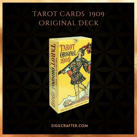 Tarot Original 1909 Deck Card Rider Waite Sigil Crafter