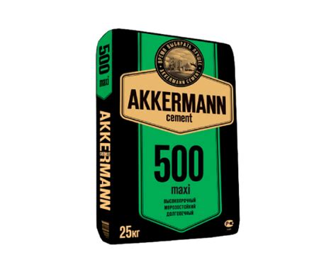 Цемент ПЦ-500 Akkermann (25кг) - купить в Набережных Челнах по выгодной ...